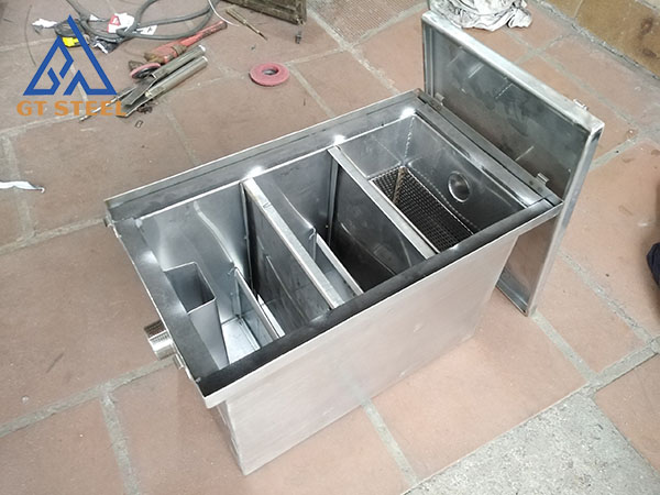 Độ bền của bể tách mỡ Inox rất cao