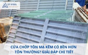 Cửa chớp tôn mạ kẽm