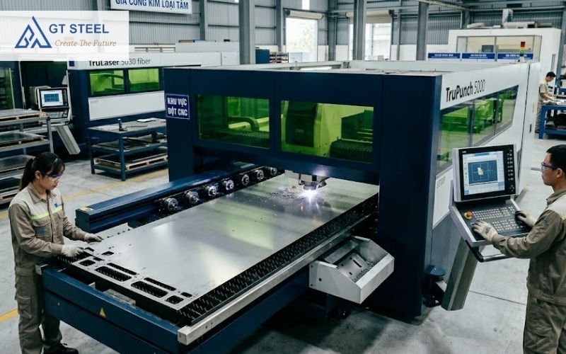Gia công kim loại tấm 