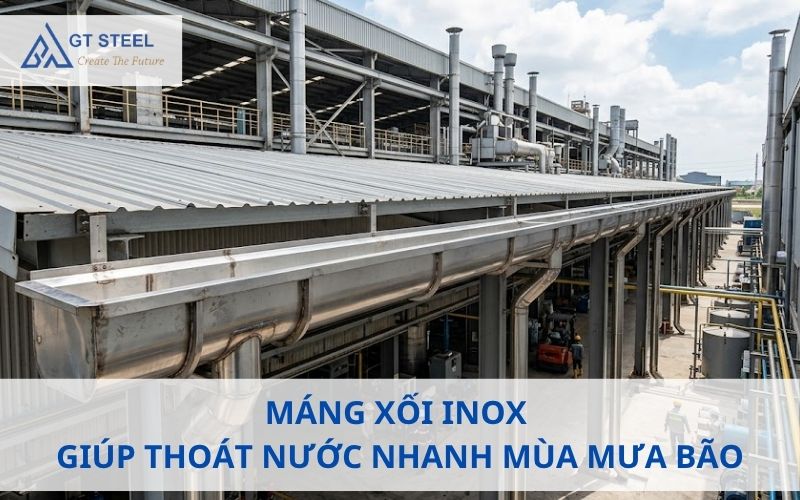 Máng xối inox