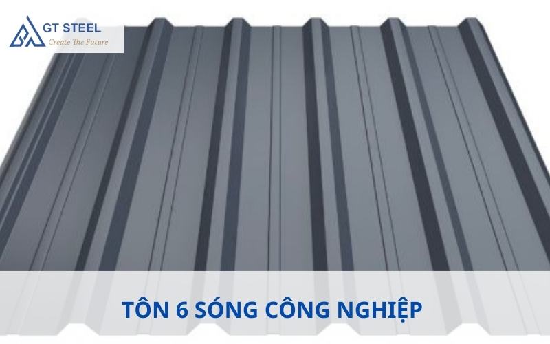 Tôn 6 sóng công nghiệp