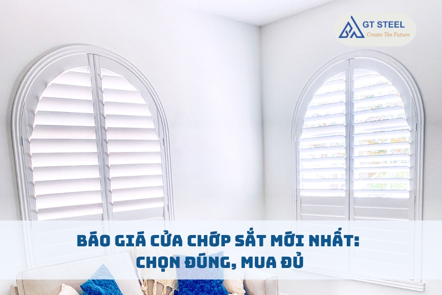 Báo Giá Cửa Chớp Sắt Mới Nhất: Chọn Đúng, Mua Đủ