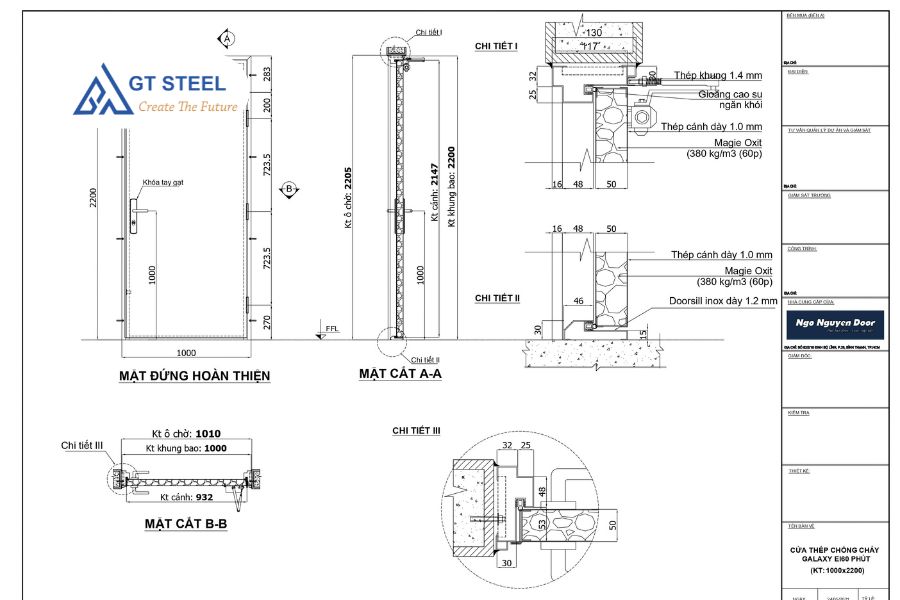 Báo Giá Cửa Thép Chống Cháy 60 Phút Rẻ Nhất