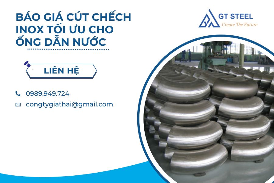 Báo Giá Cút Chếch Inox Tối Ưu Cho Ống Dẫn Nước