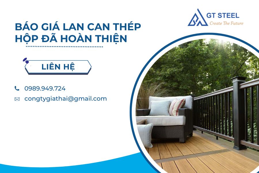 Báo Giá Lan Can Thép Hộp Đã Hoàn Thiện