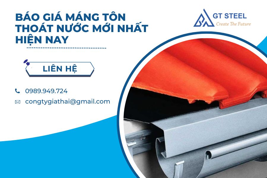 Báo Giá Máng Tôn Thoát Nước Mới Nhất Hiện Nay