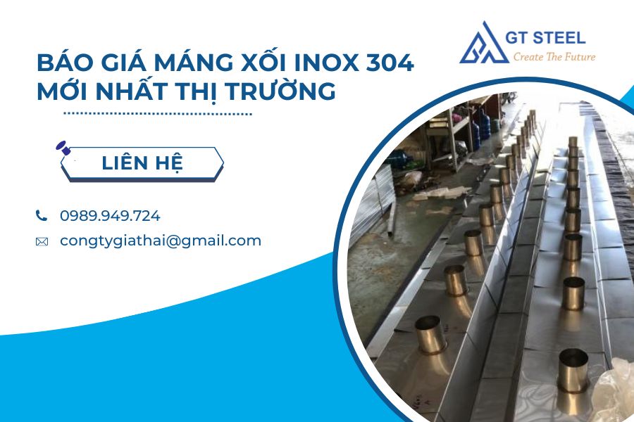 Báo Giá Máng Xối Inox 304 Mới Nhất Thị Trường