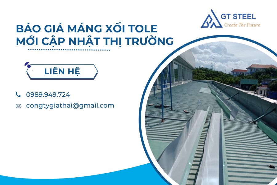 Báo Giá Máng Xối Tole Mới Cập Nhật Thị Trường