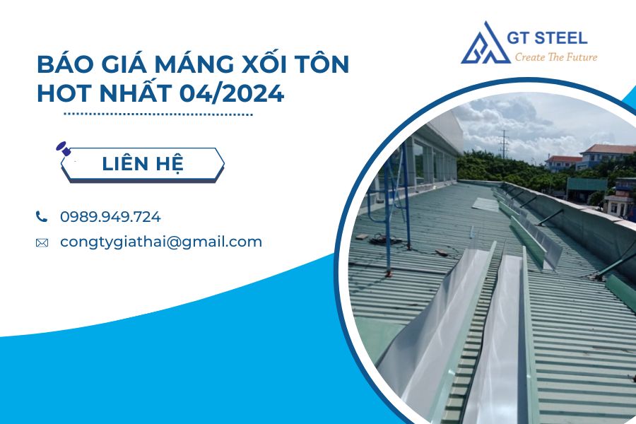 Báo Giá Máng Xối Tôn Hot Nhất 2024