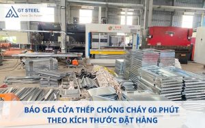 cửa thép chống cháy 60 phút