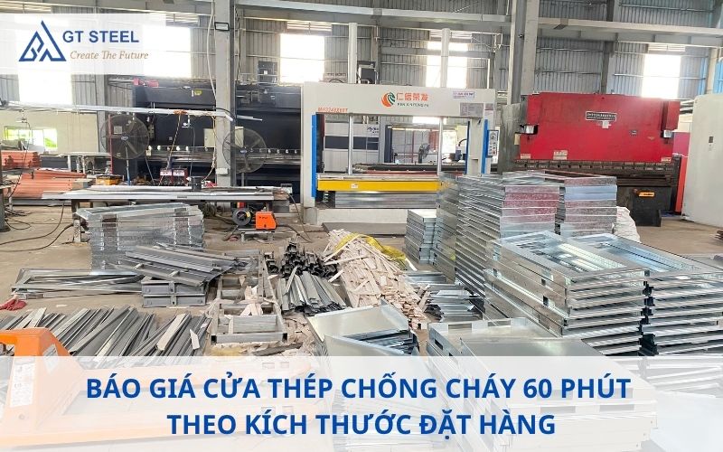 cửa thép chống cháy 60 phút