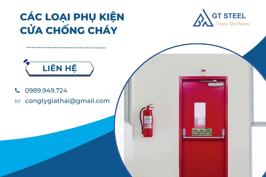 Các Loại Phụ Kiện Cửa Chống Cháy