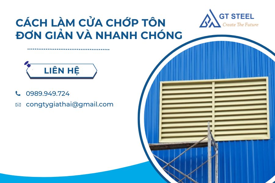 Cách Làm Cửa Chớp Tôn Đơn Giản Và Nhanh Chóng