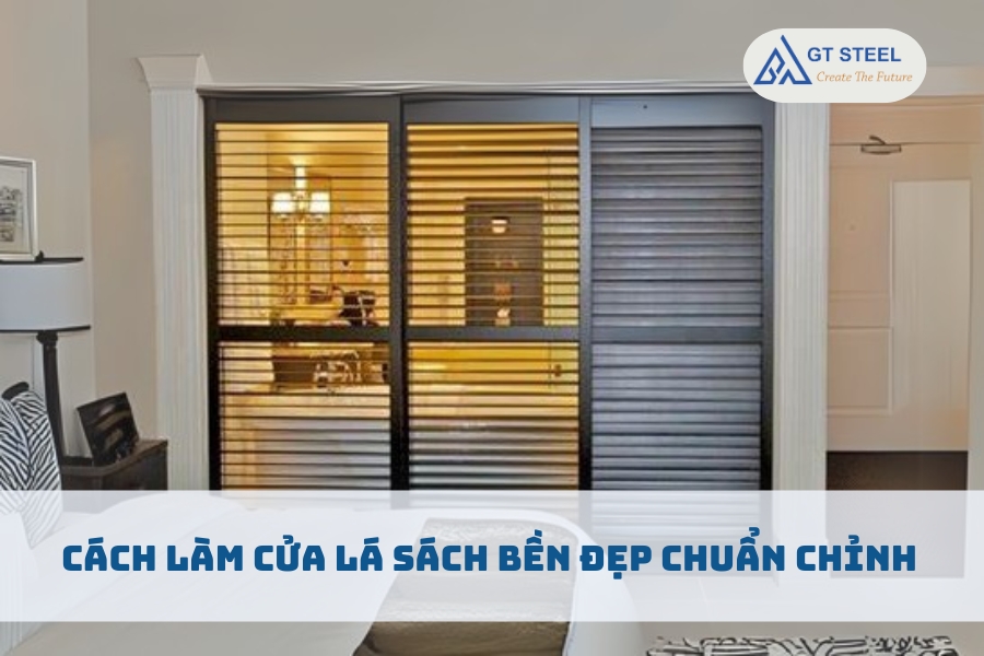 Cách Làm Cửa Lá Sách Bền Đẹp Chuẩn Chỉnh