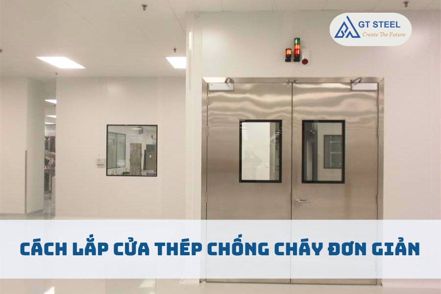 Cách Lắp Cửa Thép Chống Cháy Đơn Giản