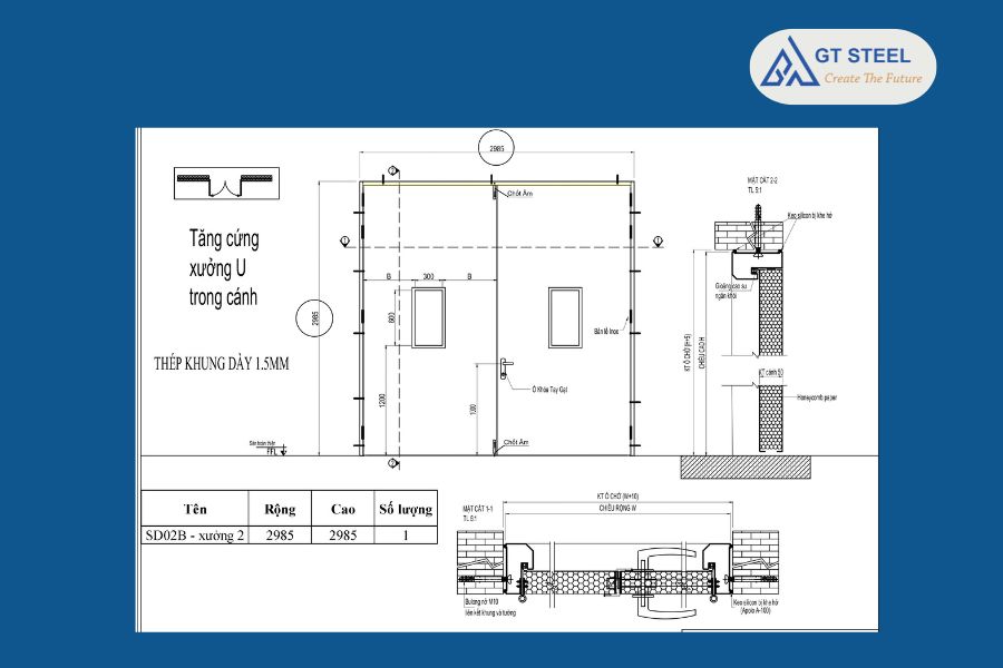 Cách Lắp Cửa Thép Chống Cháy Đơn Giản