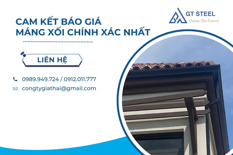 Cam Kết Báo Giá Máng Xối Chính Xác Nhất