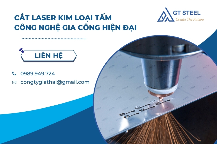 Cắt laser kim loại tấm - Công nghệ gia công hiện đại.