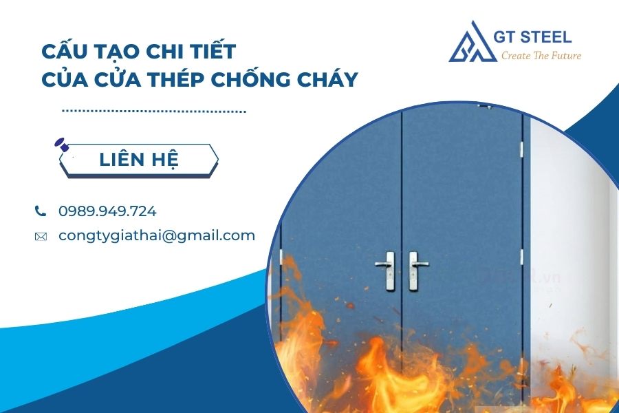 Cấu Tạo Chi Tiết Của Cửa Thép Chống Cháy