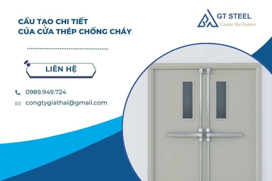 Cấu Tạo Chi Tiết Của Cửa Thép Chống Cháy