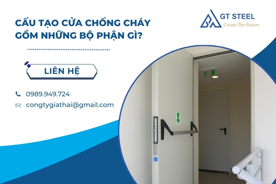 Cấu Tạo Cửa Chống Cháy Gồm Những Bộ Phận Gì?