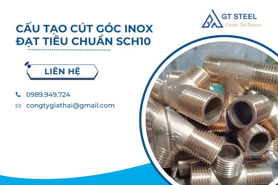 Cấu Tạo Cút Góc Inox Đạt Tiêu Chuẩn SCH10