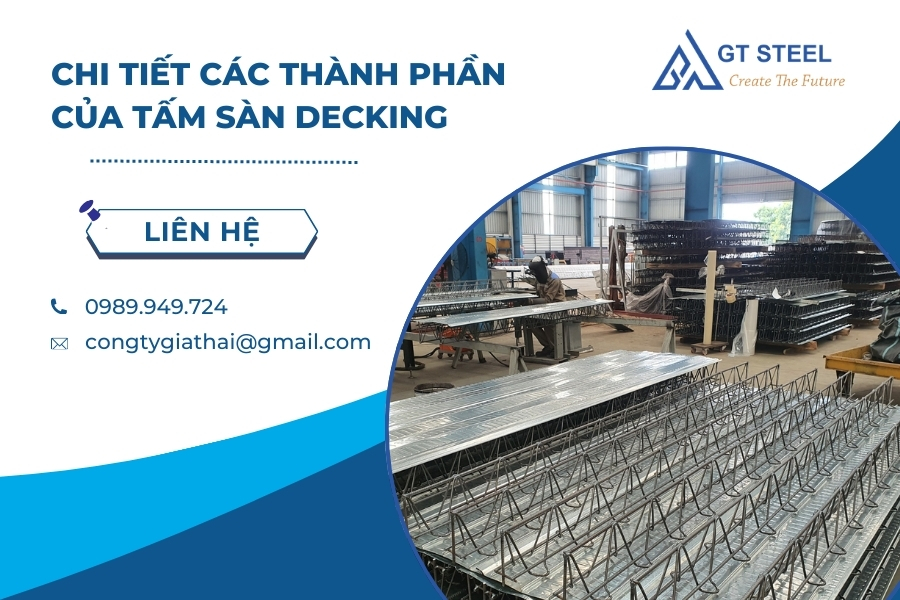 Chi Tiết Các Thành Phần Của Tấm Sàn Decking