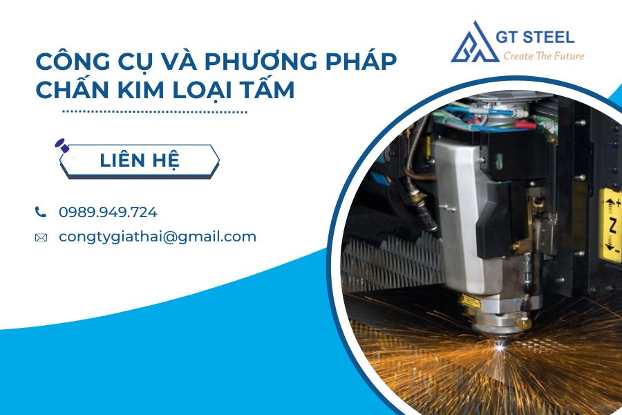 Công Cụ Và Phương Pháp Chấn Kim Loại Tấm