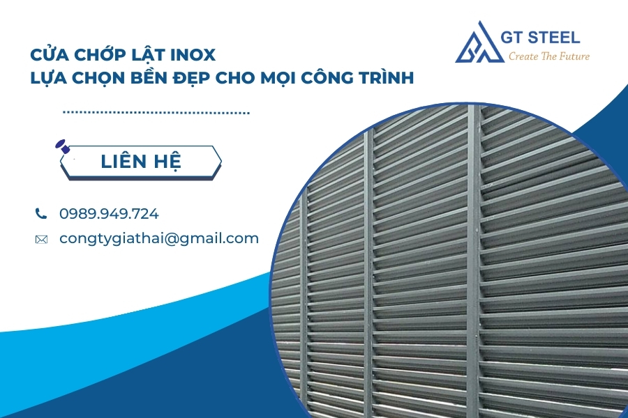 Cửa Chớp Lật Inox - Lựa Chọn Bền Đẹp Cho Mọi Công Trình