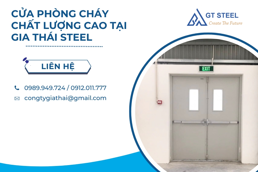 Cửa Phòng Cháy Chất Lượng Cao Tại Gia Thái Steel