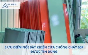 Cửa chống cháy 60p