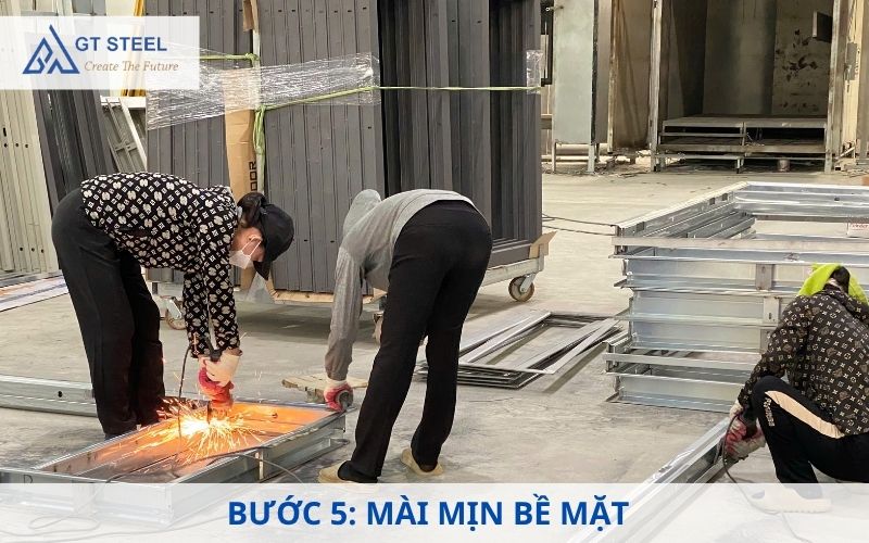 mài cửa chống cháy