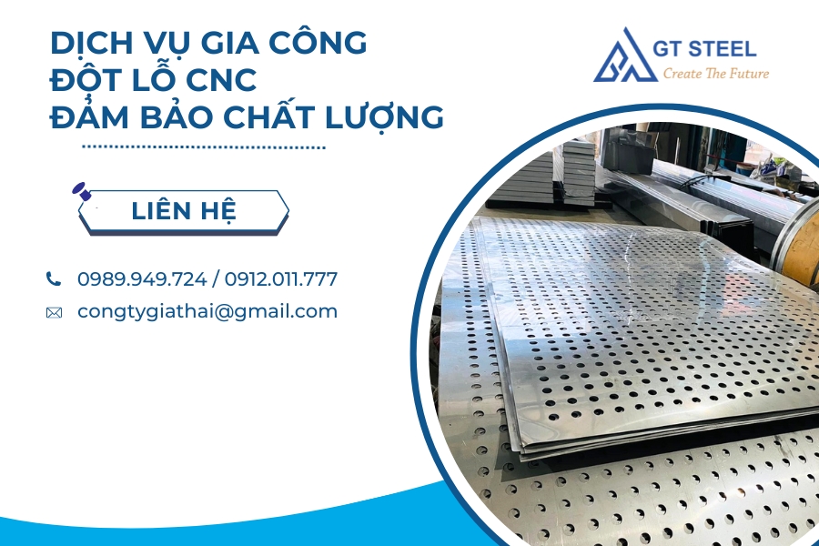 Dịch Vụ Gia Công Đột Lỗ CNC Đảm Bảo Chất Lượng