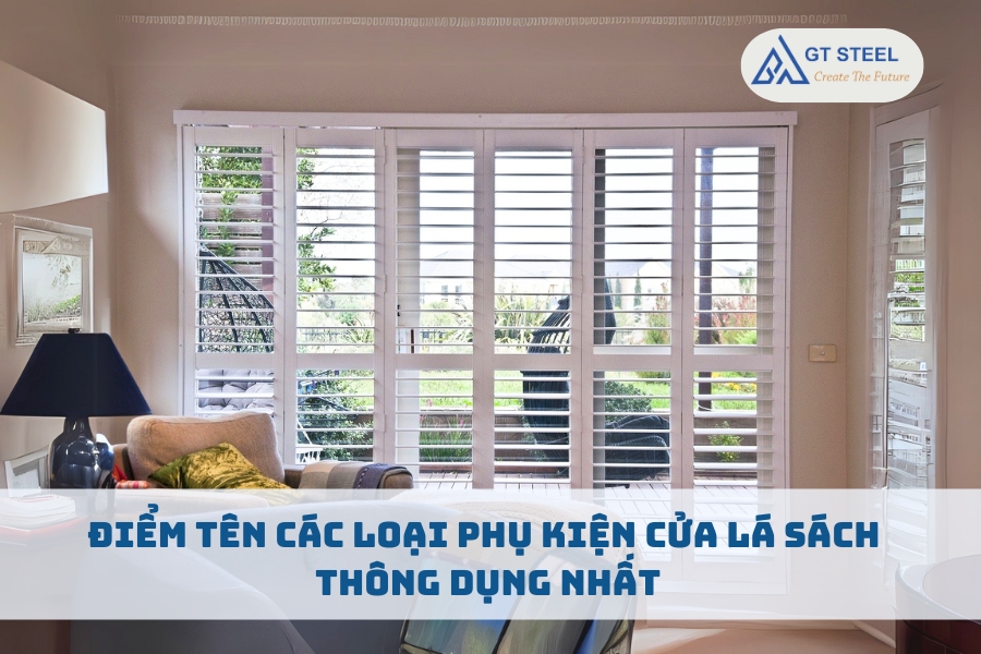 Điểm Tên Các Loại Phụ Kiện Cửa Lá Sách Thông Dụng Nhất