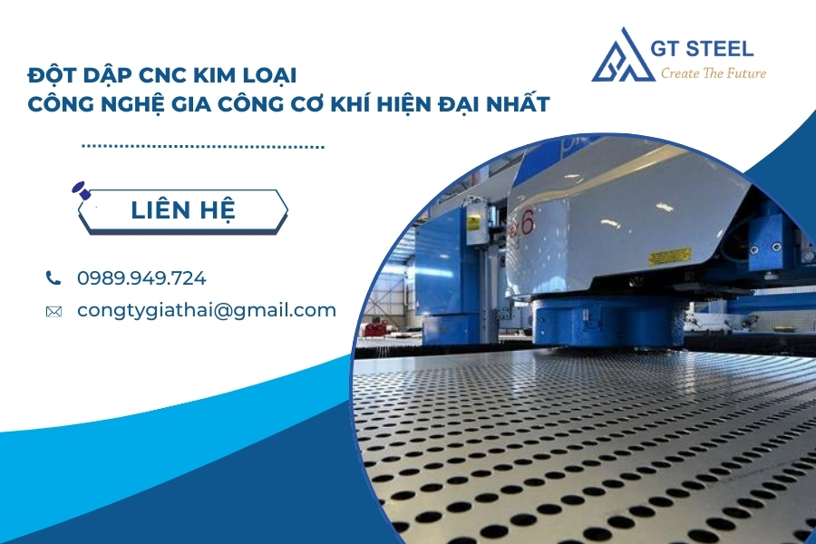 Đột Dập CNC Kim Loại - Công Nghệ Gia Công Cơ Khí Hiện Đại Nhất