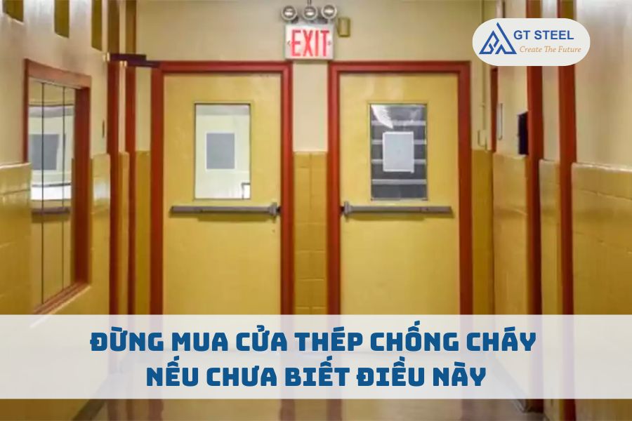 Đừng Mua Cửa Thép Chống Cháy Nếu Chưa Biết Điều Này