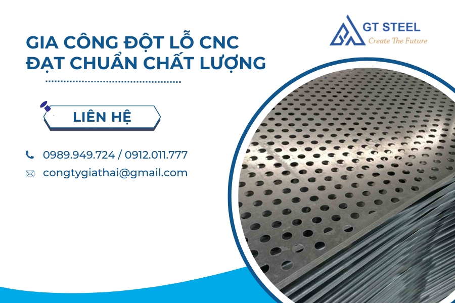 Gia Công Đột Lỗ CNC Đạt Chuẩn Chất Lượng