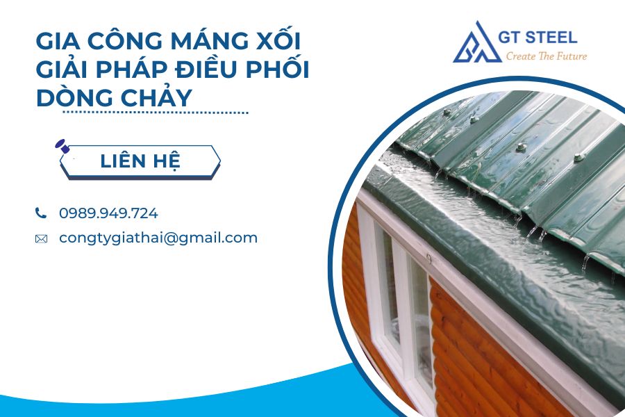 Gia Công Máng Xối - Giải Pháp Điều Phối Dòng Chảy