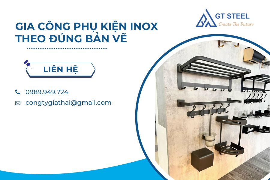 Gia Công Phụ Kiện Inox Theo Đúng Bản Vẽ