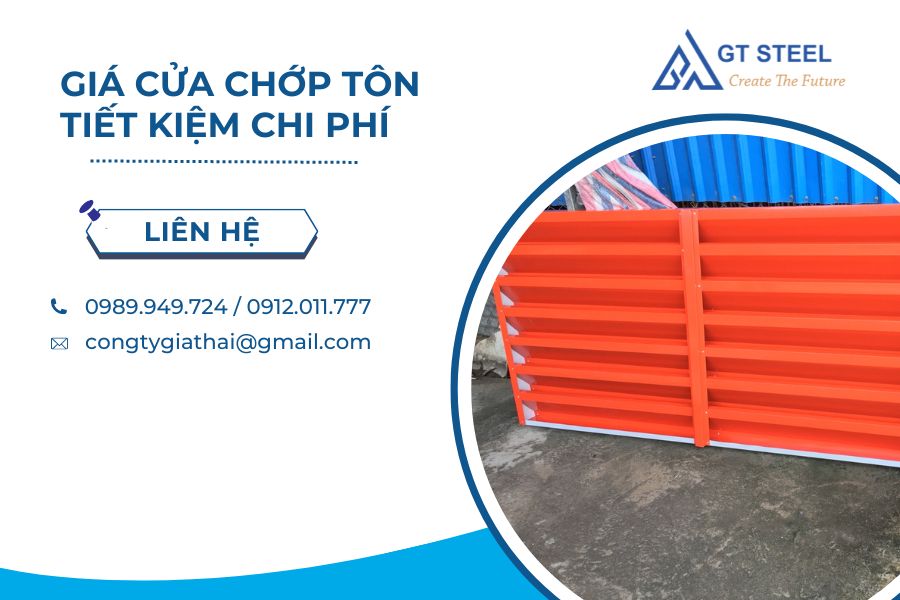 Giá Cửa Chớp Tôn Tiết Kiệm Chi Phí