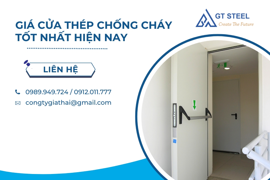 Giá Cửa Thép Chống Cháy Tốt Nhất Hiện Nay