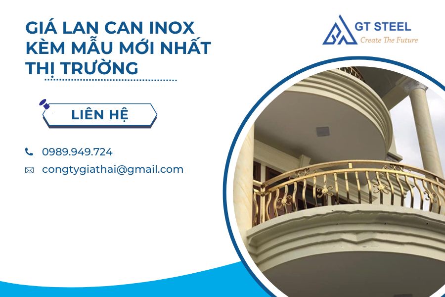 Giá Lan Can Inox Kèm Mẫu Mới Nhất Thị Trường