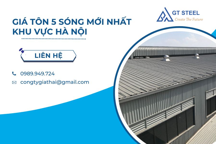 Giá Tôn 5 Sóng Mới Nhất Khu Vực Hà Nội