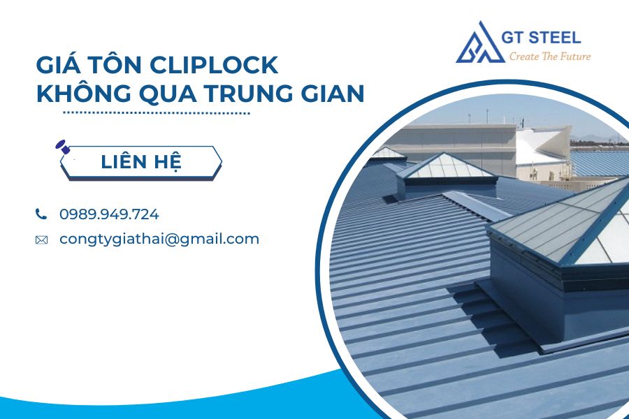 Giá Tôn Cliplock Không Qua Trung Gian