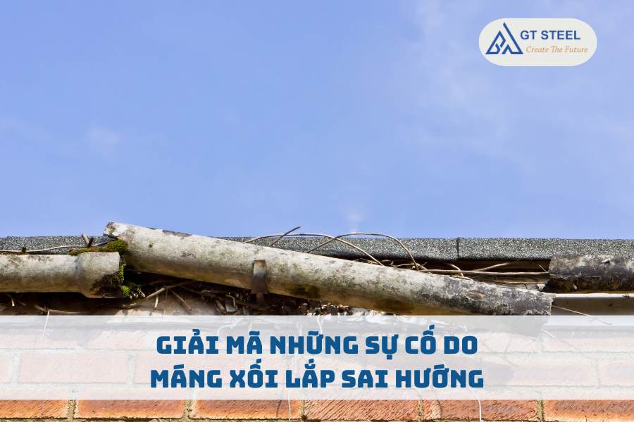 Giải Mã Những Sự Cố Do Máng Xối Lắp Sai Hướng