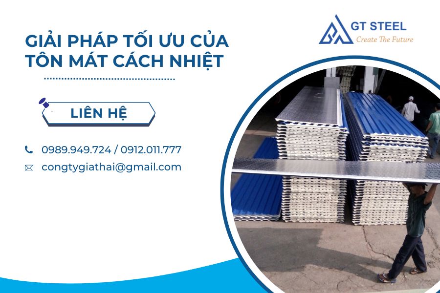 Giải Pháp Tối Ưu Của Tôn Mát Cách Nhiệt