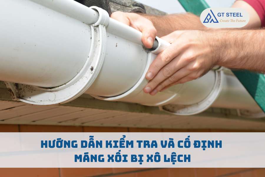 Hướng Dẫn Kiểm Tra Và Cố Định Máng Xối Bị Xô Lệch