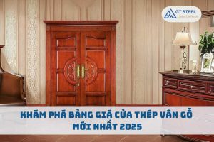 bảng giá cửa thép vân gỗ