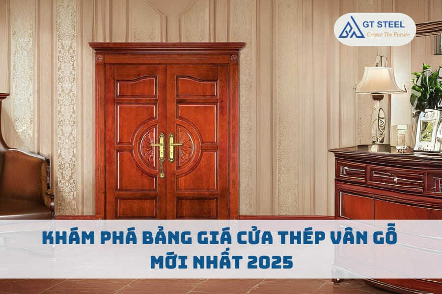 bảng giá cửa thép vân gỗ