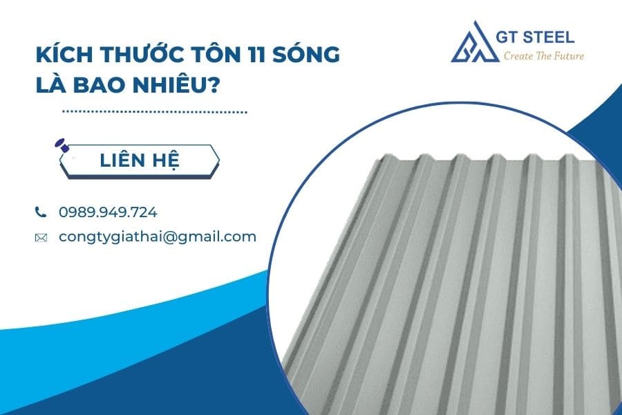 Kích Thước Tôn 11 Sóng Là Bao Nhiêu?